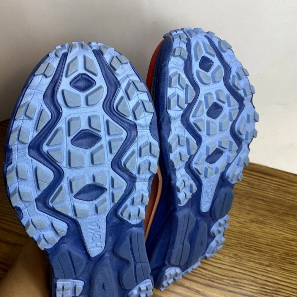 Hoka Women's Red and Light Blue Athletic Shoes - Picture 14 of 15